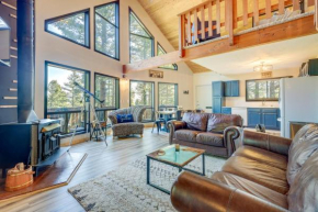 Stylish Angel Fire Cabin with Deck - 2 Mi to Ski Mtn